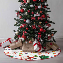 Lade das Bild in den Galerie-Viewer, Weihnachtsbaumrock Weihnachtsbaumdecke (rote Kante) (doppelseitig gleiches Bild) mit selbst gestalten und bedrucken