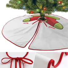 Lade das Bild in den Galerie-Viewer, Weihnachtsbaumrock Weihnachtsbaumdecke (rote Kante) (Unterschiedliche Bilder auf beiden Seiten) mit selbst gestalten und bedrucken