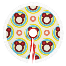 Lade das Bild in den Galerie-Viewer, Weihnachtsbaumrock Weihnachtsbaumdecke (Fransenstil) (Unterschiedliche Bilder auf beiden Seiten) mit selbst gestalten und bedrucken