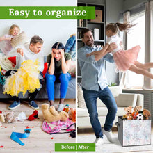 Lade das Bild in den Galerie-Viewer, Faltbare Aufbewahrungsbehälter / Aufbewahrungsbox aus Oxford-Gewebe mit Foto Text selbst gestalten und bedrucken