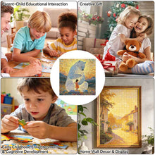 Lade das Bild in den Galerie-Viewer, Quadratisches unregelmäßiges Holzpuzzles JJ0533029 mit Fotos Muster Text selbst gestalten und bedrucken