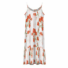 Lade das Bild in den Galerie-Viewer, Einzelbilddruck Damen / Frauen Hosenträger Kleid Großer Swingrock KQ mit Fotos Muster Text Logo selbst gestalten und bedrucken