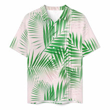 Lade das Bild in den Galerie-Viewer, Einzelbild-Design Herren Kurzarmhemd mit Revers und Falten LM005 mit Ihrem Design Motiv Foto Text selbst gestalten und bedrucken