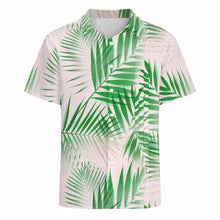 Lade das Bild in den Galerie-Viewer, Einzelbild-Design Herren Kurzarmhemd mit Revers und Falten LM005 mit Ihrem Design Motiv Foto Text selbst gestalten und bedrucken