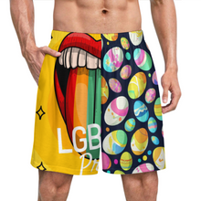 Lade das Bild in den Galerie-Viewer, Multi-Image-Design Herren / Männer Eisseide Schlafhose Kurz Pyjamashorts Mix & Relax LM012 mit Foto Design Motiv Text selbst gestalten und bedrucken