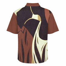 Lade das Bild in den Galerie-Viewer, Einzelbild-Design Herren Kurzarmhemd mit Revers und doppelter Pattentasche LM056 mit Ihrem Design Motiv Foto Text selbst gestalten und bedrucken