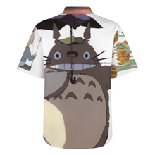 Lade das Bild in den Galerie-Viewer, Multi-Image-Design Herren Stehkragen Kurzarmhemd mit Tasche LM058 mit Ihrem Design Motiv Foto Text selbst gestalten und bedrucken