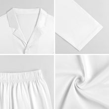 Lade das Bild in den Galerie-Viewer, Einzelbilddruck Herren Schlafanzug Pajama LM092 in langer Form 2-tlg. mit Fotos Muster Text Logo selbst gestalten und bedrucken