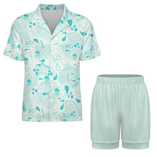 Lade das Bild in den Galerie-Viewer, Damen / Frauen Kurze Schlafanzug Shorty Pyjama Set LM093 mit Foto Design Motiv Text selbst gestalten und bedrucken