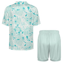 Lade das Bild in den Galerie-Viewer, Damen / Frauen Kurze Schlafanzug Shorty Pyjama Set LM093 mit Foto Design Motiv Text selbst gestalten und bedrucken