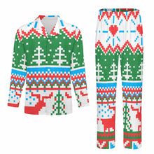 Lade das Bild in den Galerie-Viewer, Einzelbilddruck Langärmeliger Schlafanzug Pyjama Kinder LM125 mit Fotos Muster Text Logo selbst gestalten und bedrucken