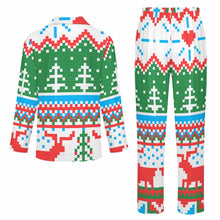 Lade das Bild in den Galerie-Viewer, Einzelbilddruck Langärmeliger Schlafanzug Pyjama Kinder LM125 mit Fotos Muster Text Logo selbst gestalten und bedrucken