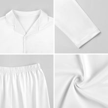 Lade das Bild in den Galerie-Viewer, Einzelbilddruck Langärmeliger Schlafanzug Pyjama Kinder LM125 mit Fotos Muster Text Logo selbst gestalten und bedrucken