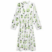 Lade das Bild in den Galerie-Viewer, Einzelbild-Design Unisex Langarm Nachthemd Bademantel mit Gürtel LM127 mit Fotos Muster Text Logo selbst gestalten und bedrucken
