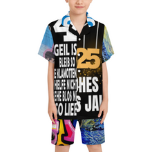 Lade das Bild in den Galerie-Viewer, Multi-Image-Design Kinder mit kubanischem Kragen Pyjama Set LM131 mit Foto Design Motiv Text selbst gestalten und bedrucken (Simple Design)