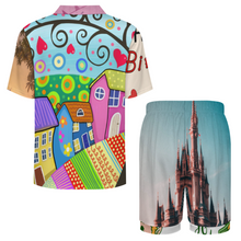 Lade das Bild in den Galerie-Viewer, Multi-Image-Druck Herren / Männer Kurzarm Pyjama Set aus Eisseide LM135 mit Foto Design Motiv Text selbst gestalten und bedrucken