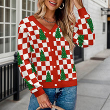 Lade das Bild in den Galerie-Viewer, Einzelbilddruck Damen / Frauen Pullover Strickjacke LM228 mit Fotos Muster Text Logo selbst gestalten und bedrucken