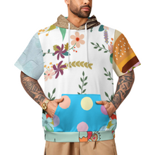 Lade das Bild in den Galerie-Viewer, Multi-Image-Design Unisex Kurzarm Hoodie LM250 mit Foto Design Motiv Text selbst gestalten und bedrucken