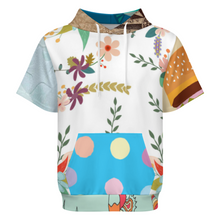 Lade das Bild in den Galerie-Viewer, Multi-Image-Design Unisex Kurzarm Hoodie LM250 mit Foto Design Motiv Text selbst gestalten und bedrucken