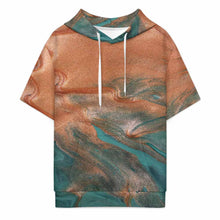 Lade das Bild in den Galerie-Viewer, Unisex Kurzarm Hoodie LM250 mit Foto Design Motiv Text selbst gestalten und bedrucken