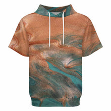 Lade das Bild in den Galerie-Viewer, Unisex Kurzarm Hoodie LM250 mit Foto Design Motiv Text selbst gestalten und bedrucken