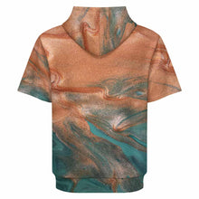 Lade das Bild in den Galerie-Viewer, Unisex Kurzarm Hoodie LM250 mit Foto Design Motiv Text selbst gestalten und bedrucken