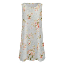 Lade das Bild in den Galerie-Viewer, Damen / Frauen Ärmelloses Kleid LM412 mit Fotos Muster Text Logo selbst gestalten und bedrucken