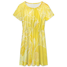 Lade das Bild in den Galerie-Viewer, Damen / Frauen Kurzarmkleid LM414 mit Foto Design Motiv Text selbst gestalten und bedrucken