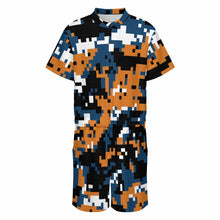 Lade das Bild in den Galerie-Viewer, Einzelbilddruck Kurzärmliger Jumpsuit LM427 für Männer / Herren mit Foto Text selbst gestalten und bedrucken