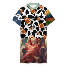 Lade das Bild in den Galerie-Viewer, Multi-Image-Design Kurzärmliger Jumpsuit LM427 für Männer / Herren mit Foto Text selbst gestalten und bedrucken