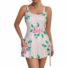 Lade das Bild in den Galerie-Viewer, Kurzer Camisole-Rock LM466 für Damen / Frauen selbst gestalten und bedrucken