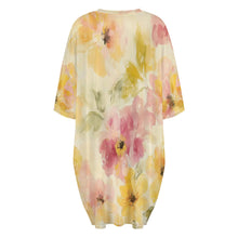 Lade das Bild in den Galerie-Viewer, Einzelbilddruck Damen / Frauen Eisseide Lockeres Große Größe T-Shirt Home Kurzarm Pyjama Nachthemd LM475 mit Fotos Muster Text Logo selbst gestalten und bedrucken