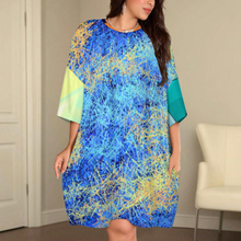 Lade das Bild in den Galerie-Viewer, Multi-Image-Druck Damen/Frauen Plüsch T-Shirt Pyjama in Großen Größen LM475 mit Foto Design Motiv Text selbst gestalten und bedrucken