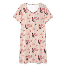 Lade das Bild in den Galerie-Viewer, Einzelbild-Design Damen / Frauen Kragenloses Longshirt LM501 mit Foto Design Motiv Text selbst gestalten und bedrucken