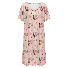 Lade das Bild in den Galerie-Viewer, Einzelbild-Design Damen / Frauen Kragenloses Longshirt LM501 mit Foto Design Motiv Text selbst gestalten und bedrucken