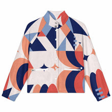 Lade das Bild in den Galerie-Viewer, Einzelbilddruck Damen / Frauen Sweatjacke Stand-Up Collar LM552 mit Fotos Muster Text Logo selbst gestalten und bedrucken