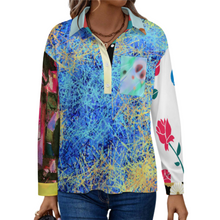 Lade das Bild in den Galerie-Viewer, Multi-Image-Druck Damen / Frauen Hemd mit überschnittenen Schultern LM554 mit Foto Design Motiv Text selbst gestalten und bedrucken