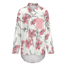 Lade das Bild in den Galerie-Viewer, Einzelbilddruck Damen / Frauen Hemd mit überschnittenen Schultern LM554 mit Foto Design Motiv Text selbst gestalten und bedrucken