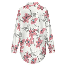 Lade das Bild in den Galerie-Viewer, Einzelbilddruck Damen / Frauen Hemd mit überschnittenen Schultern LM554 mit Foto Design Motiv Text selbst gestalten und bedrucken