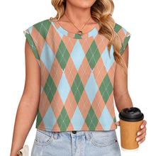 Lade das Bild in den Galerie-Viewer, Einzelbilddruck Damen / Frauen Strickweste mit Flügelärmeln LM563 mit Fotos Muster Text Logo selbst gestalten und bedrucken