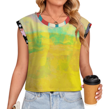 Lade das Bild in den Galerie-Viewer, Multi-Image-Druck Damen / Frauen Strickweste mit Flügelärmeln LM563 mit Fotos Muster Text Logo selbst gestalten und bedrucken