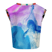 Lade das Bild in den Galerie-Viewer, Multi-Image-Druck Damen / Frauen Strickweste mit Flügelärmeln LM563 mit Fotos Muster Text Logo selbst gestalten und bedrucken