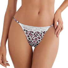 Lade das Bild in den Galerie-Viewer, Damen / Frauen Lace lace Tanga Unterhosen Unterwäsche LM670 mit Fotos Muster Text Logo selbst gestalten und bedrucken