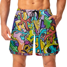 Lade das Bild in den Galerie-Viewer, Multi-Image-Design Herren/Männer Mesh-Basketballshorts LQK mit Foto Design Motiv Text selbst gestalten und bedrucken (Simple Design)
