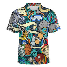 Lade das Bild in den Galerie-Viewer, Einzelbilddruck Damen / Frauen POLO Shirt mit gerader Schulter und Knopfleiste LTPL22 mit Fotos Muster Text Logo selbst gestalten und bedrucken