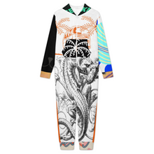 Lade das Bild in den Galerie-Viewer, Multi-Image-Druck Kinder Plüsch Heimover Overall Schlafanzüge Pyjama LTWY87 mit Fotos Muster Text Logo selbst gestalten und bedrucken