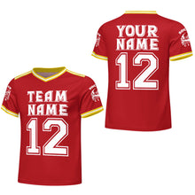 Lade das Bild in den Galerie-Viewer, Fußballtrikot V-Ausschnitt Sportanzug LTZ mit Foto Design Motiv Text selbst gestalten und bedrucken (Simple Design)