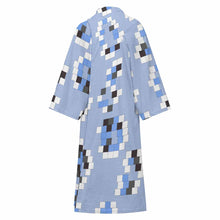 Lade das Bild in den Galerie-Viewer, Einzelbild-Design Unisex Langarm Plüschiger bequemer Wickelmantel Pyjama LYQ129 mit Fotos Muster Text Logo selbst gestalten und bedrucken