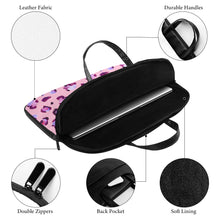 Lade das Bild in den Galerie-Viewer, Laptoptasche Notebooktasche Businesstasche aus Leder mit Foto Design Motiv Text selbst gestalten und bedrucken