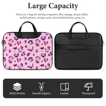 Lade das Bild in den Galerie-Viewer, Laptoptasche Notebooktasche Businesstasche aus Leder mit Foto Design Motiv Text selbst gestalten und bedrucken